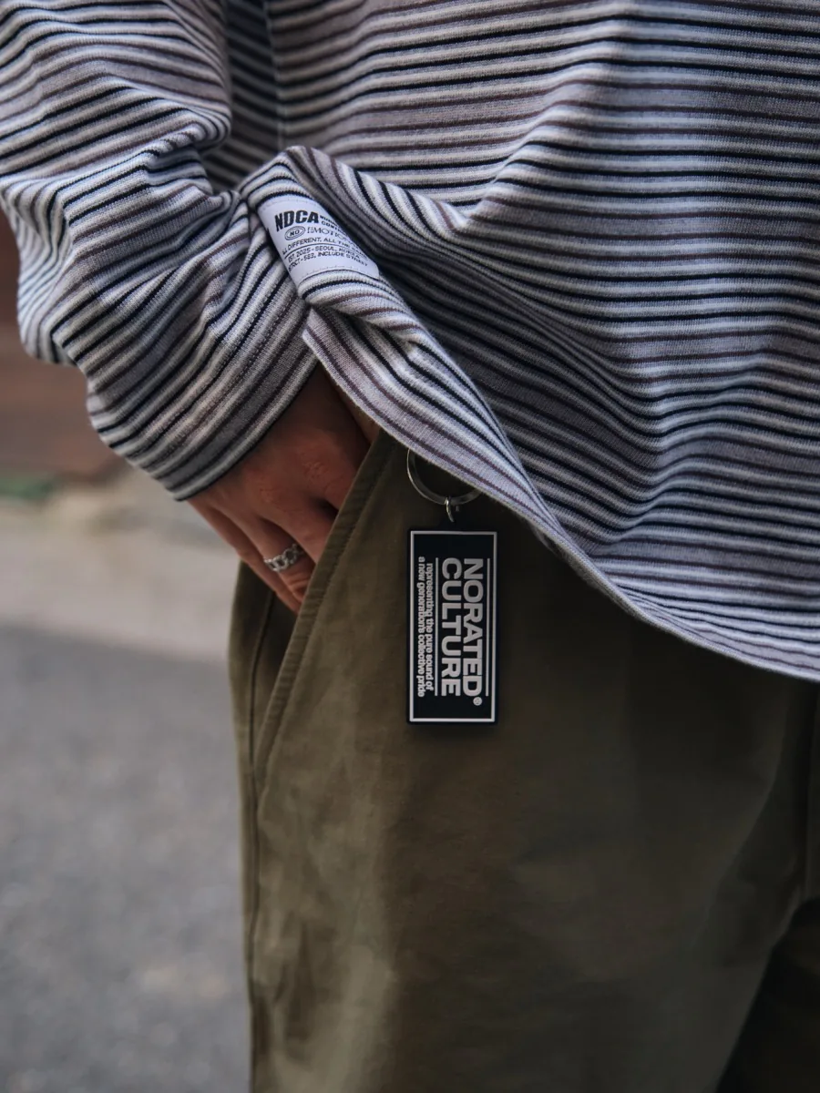Lettering Tag Keyring 4