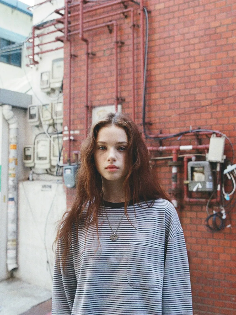 Stripe Border T-Shirt 2