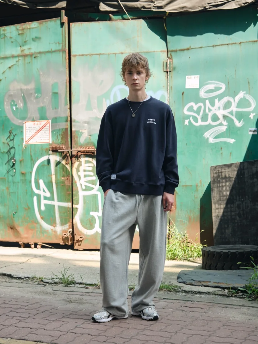 Side Pin-Tuck Sweat Pants