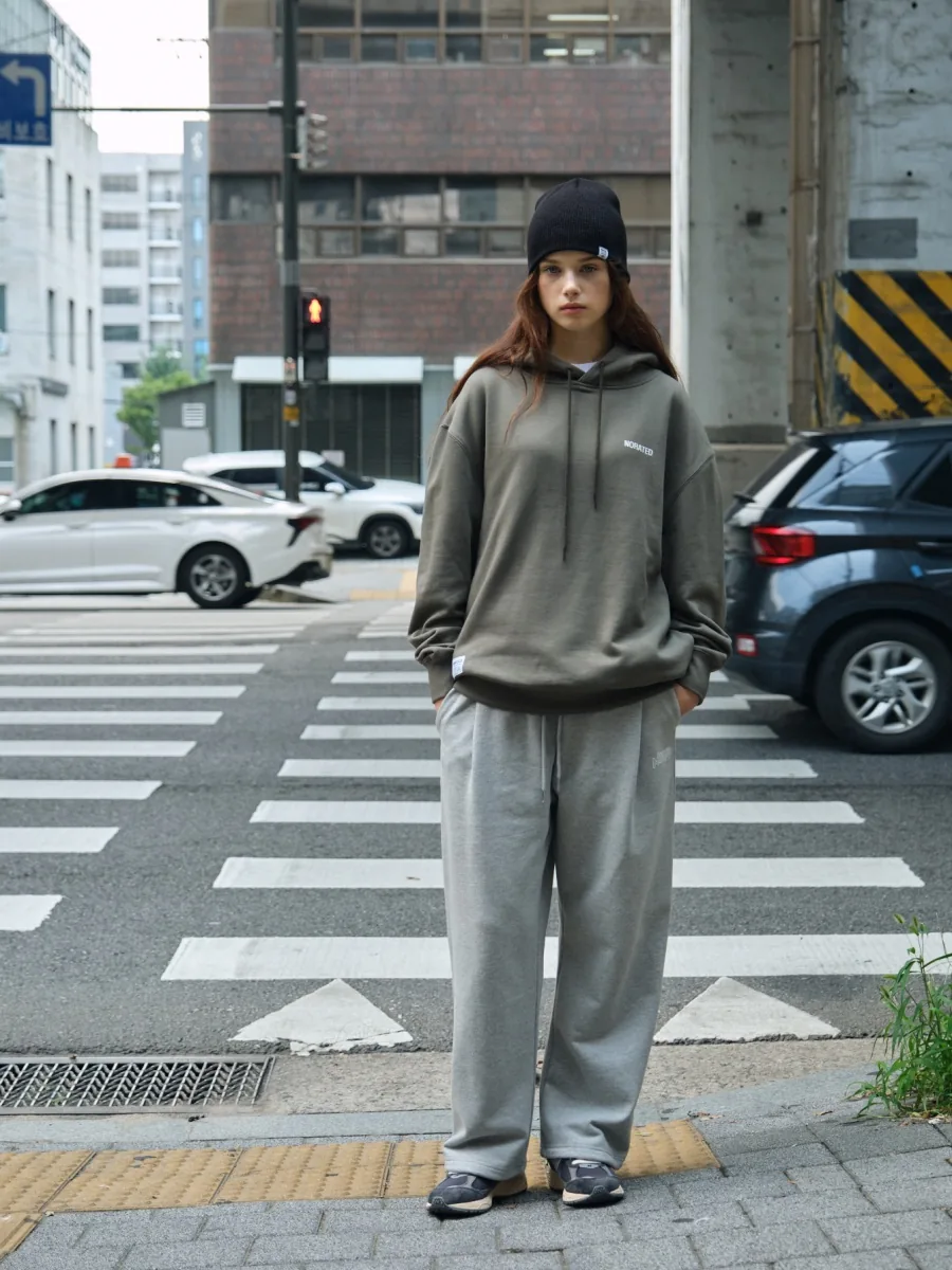 Wide One-Tuck Sweat Pants