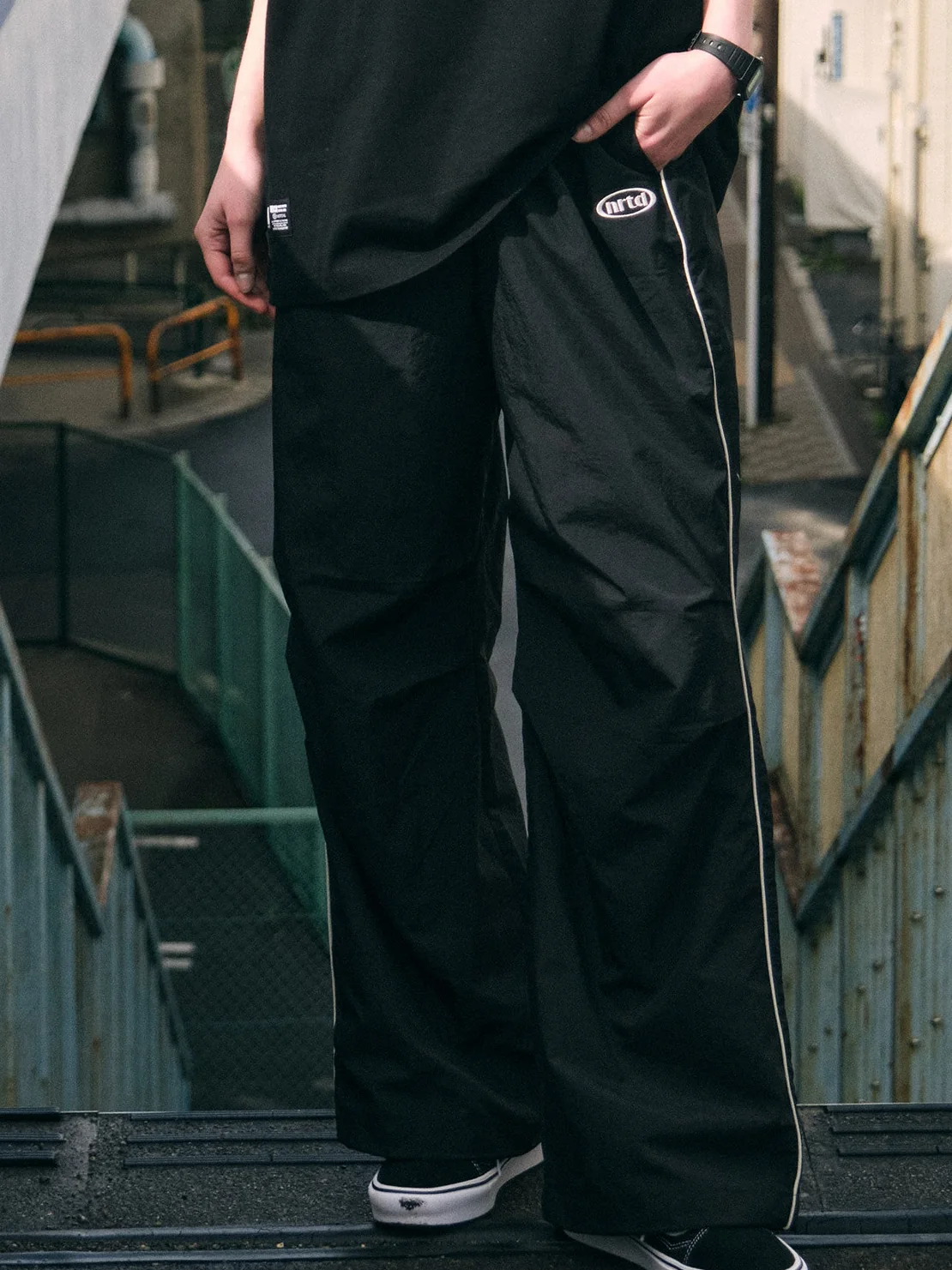 Nylon Parachute Pants